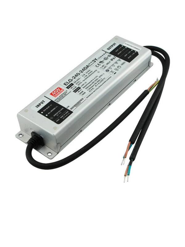 Alimentatore per LED Meanwell ELG 240W 24V IP67 Dali