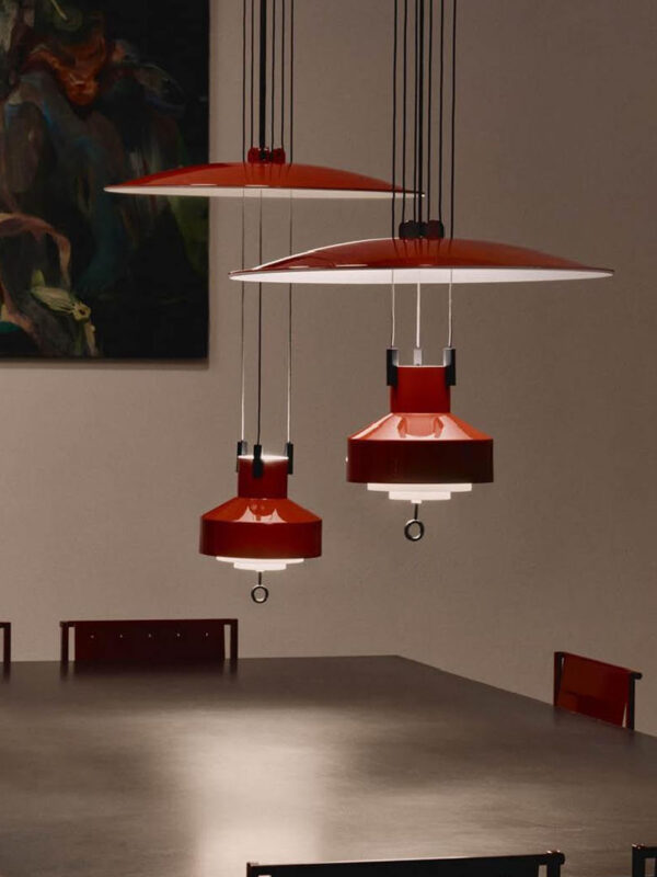 Lampada a sospensione Saliscendi Stilnovo